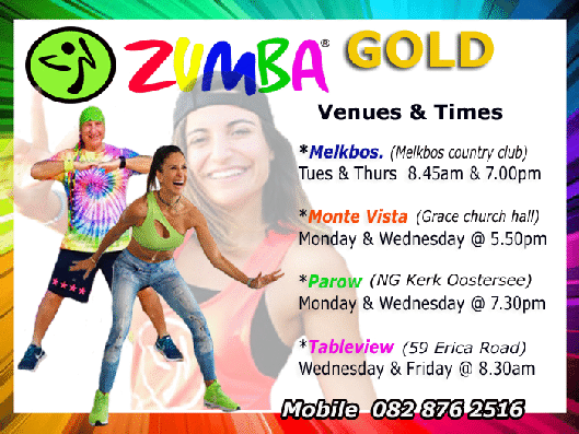 Zumba Cape Town Venues and Times
