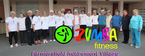 Farmersfield retirement Zumba group